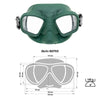 Schnorchelmaske Matrix Grün Marlin 213171