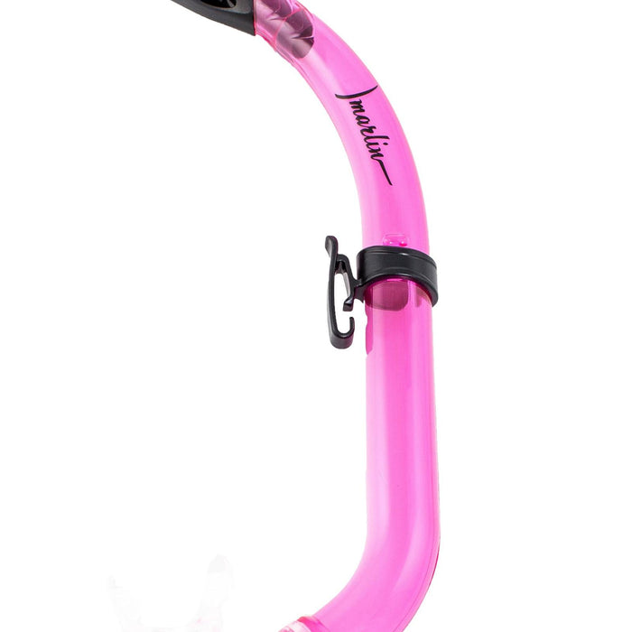Schnorchel Junior Kinder Rosa-Klar Marlin 213175