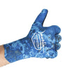 Tauchhandschuhe Ultrastretch 2mm Ozean Blau-Camo Größe L Marlin 213186