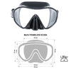 Spearfishing Maske Frameless Scuba Schwarz Marlin 213360