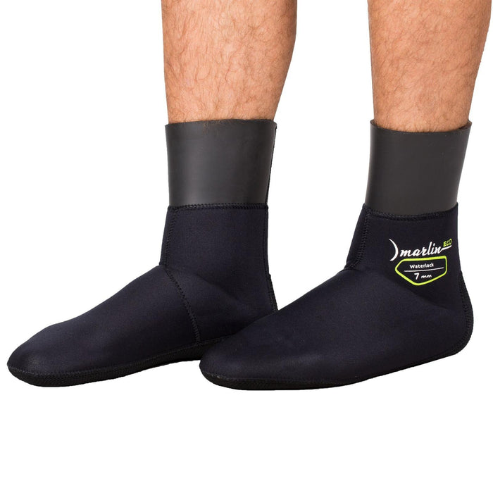 Tauchsocken Waterlock Eco 5mm Schwarz Größe S Marlin 213455