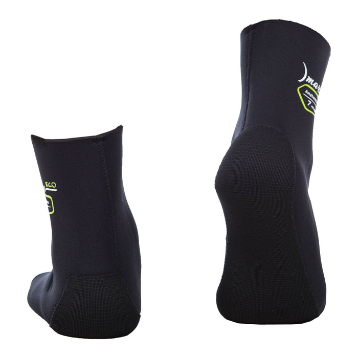 Anatomische Schnorchelsocken Nylon Eco 3mm Schwarz Größe M Marlin 213461