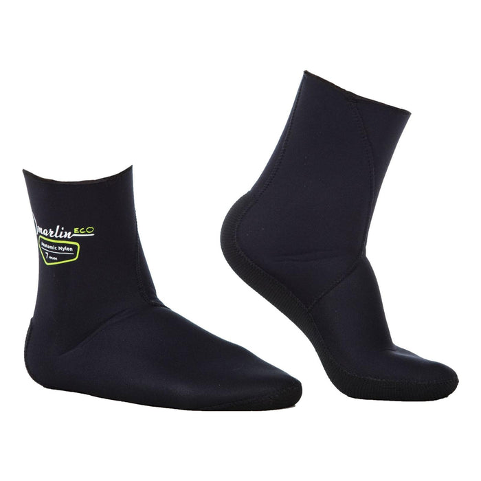 Anatomische Schnorchelsocken Nylon Eco 3mm Schwarz Größe XXL Marlin 213464