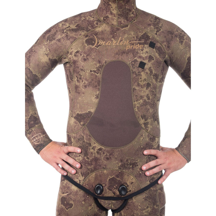 Schnorchelfullanzug Pride Mann 5mm Olive-Camo Größe L Marlin 213583