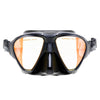 Spearfishing Maske Sigma Schwarz Gelb-Spiegelbeschichtet Marlin 213638
