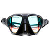 Spearfishing Maske Sigma Schwarz Gelb-Spiegelbeschichtet Marlin 213638