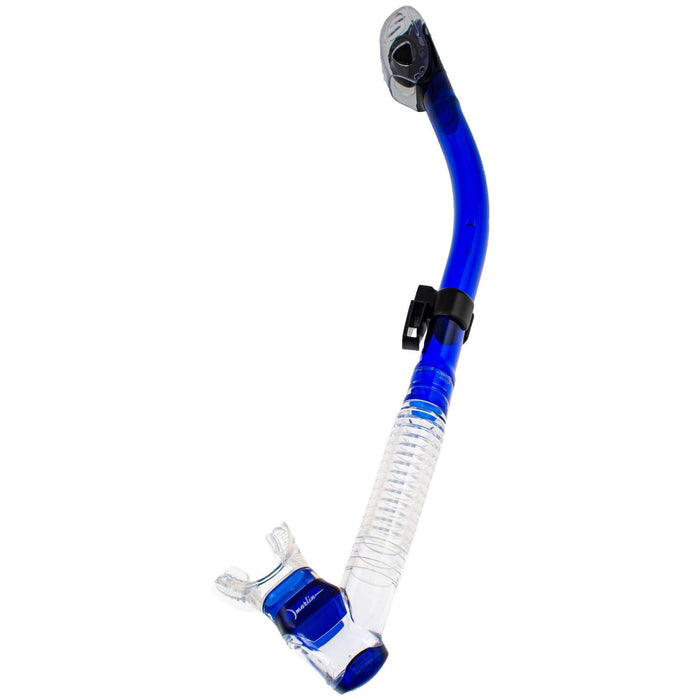 Schnorchel Dry Lux Blau-Klar Marlin 214040