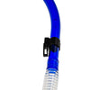 Schnorchel Dry Lux Blau-Klar Marlin 214040