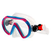 Schnorchelmaske Joy Kinder Pink-Aqua-Klar Marlin 214175