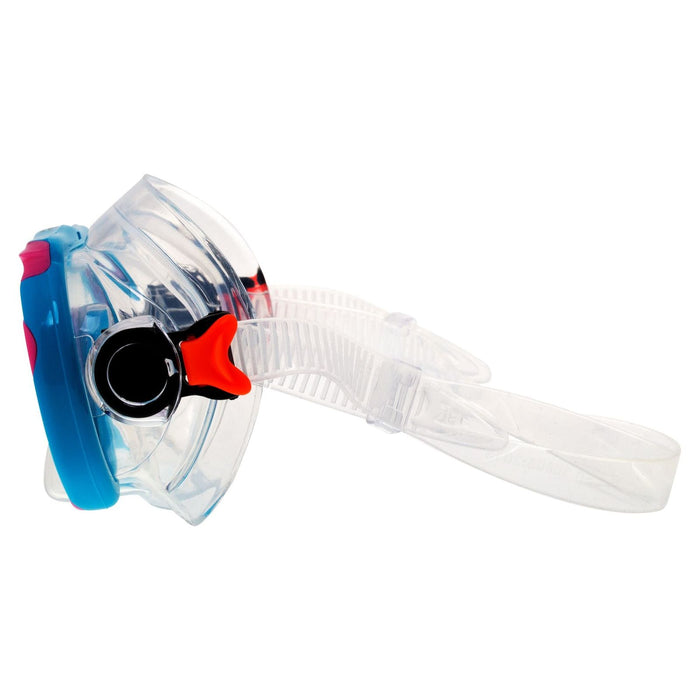 Schnorchelmaske Joy Kinder Pink-Aqua-Klar Marlin 214175
