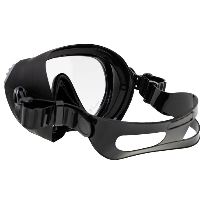 Spearfishing Maske Raptor Grau-Schwarz Marlin 216278