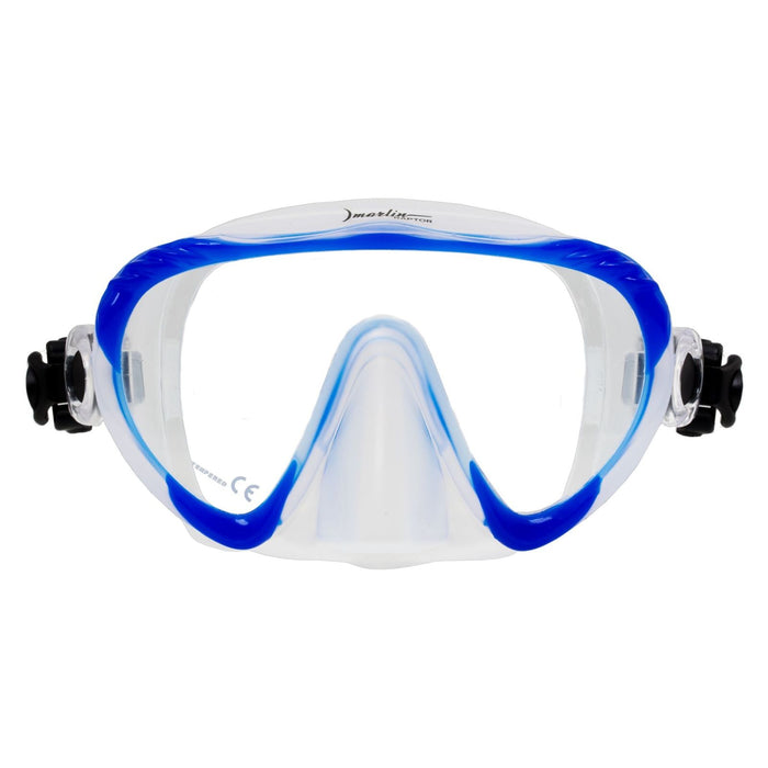 Spearfishing Maske Raptor Blau-Klar Marlin 216279