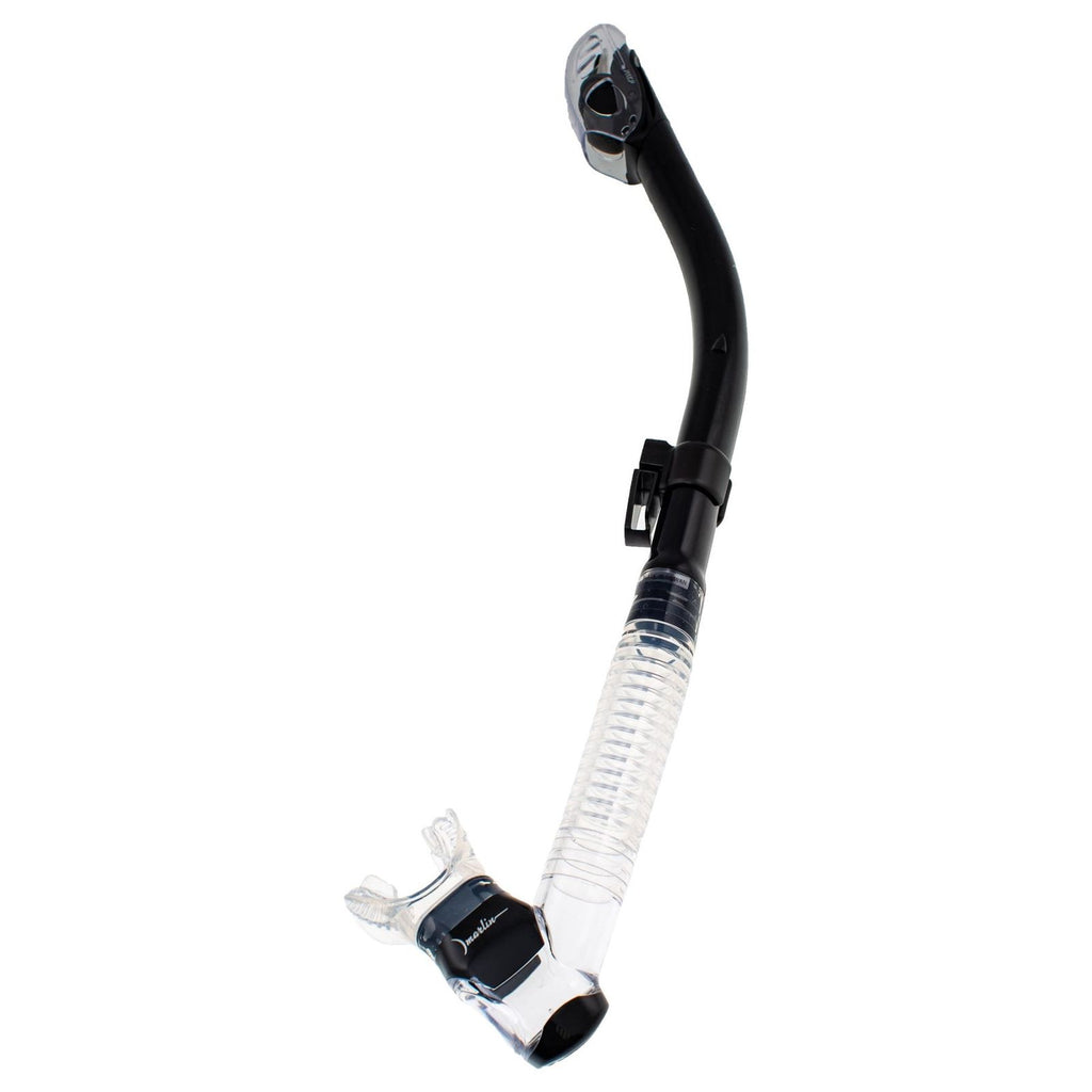 Schnorchel Dry Lux Schwarz-Klar Marlin 216418