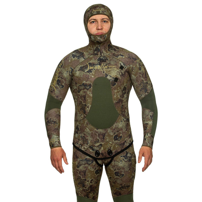 Schnorchelfullanzug Camoskin Pro Mann 5mm Grün-Camo Größe L Marlin 216457