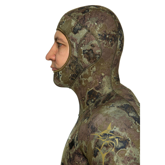 Schnorchelfullanzug Camoskin Pro Mann 5mm Grün-Camo Größe L Marlin 216457