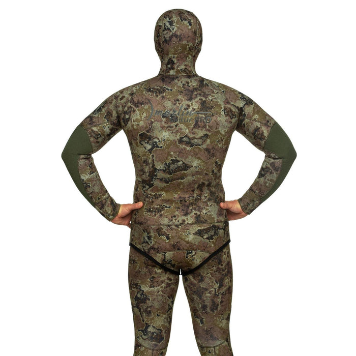 Spearfishing Full Wetsuit Skilur Pro 5mm Grün-Camo Größe ML Marlin 216464