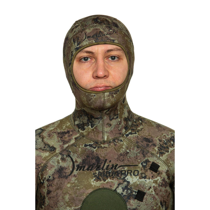 Spearfishing Full Wetsuit Skilur Pro 5mm Grün-Camo Größe ML Marlin 216464