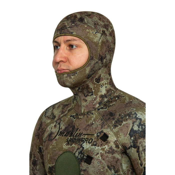 Spearfishing Full Wetsuit Skilur Pro 7mm Grün-Camo Größe ML Marlin 216472