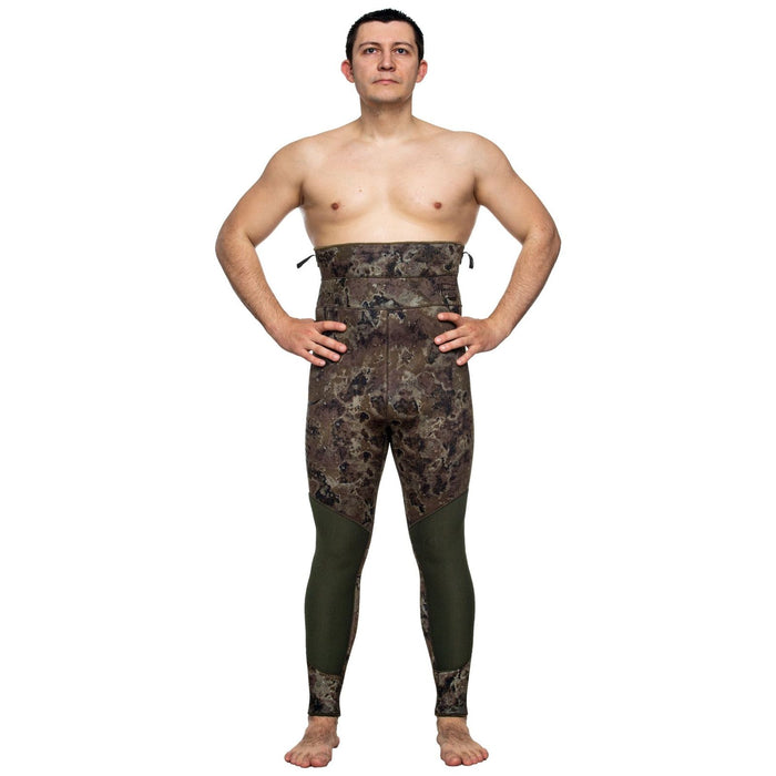 Spearfishing Full Wetsuit Skilur Pro 7mm Grün-Camo Größe LX Marlin 216474