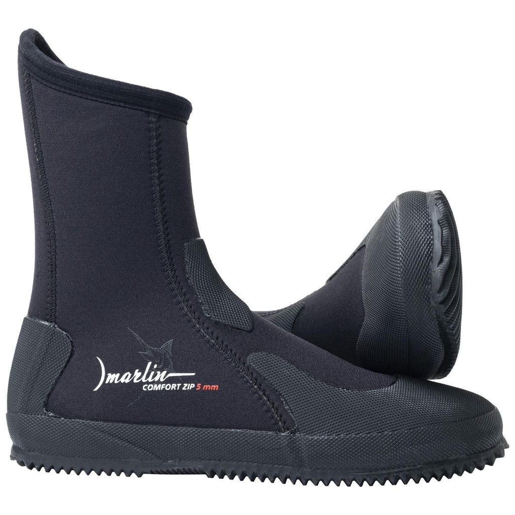Tauchstiefel Comfort Zip 5mm Schwarz Größe EU 42 Marlin 217023
