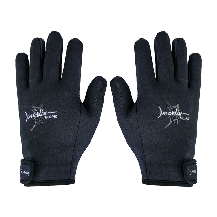 Taucherhandschuhe Tropic 1,5 mm Schwarz XS Marlin 217068
