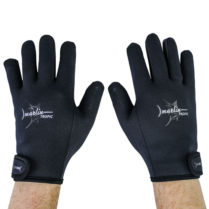 Taucherhandschuhe Tropic 1,5 mm Schwarz XS Marlin 217068