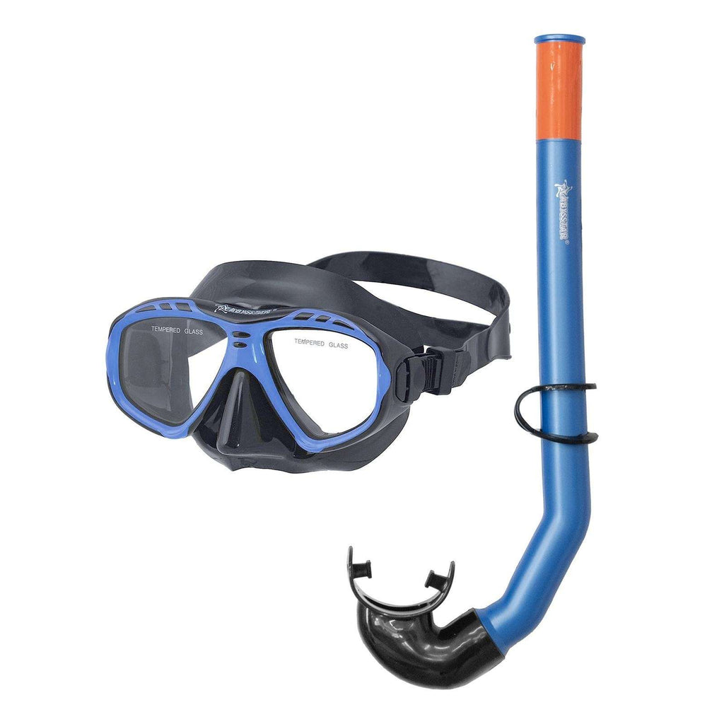 Schnorchelsatz Argo Schwarz-Blau Abysstar 24247BL