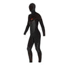 Vollanzug Amazone mit Kapuze Damen Brustreißverschluss 6-4 Schwarz-Orange Größe 16-XXXL RRD 25AMHCZ64H16