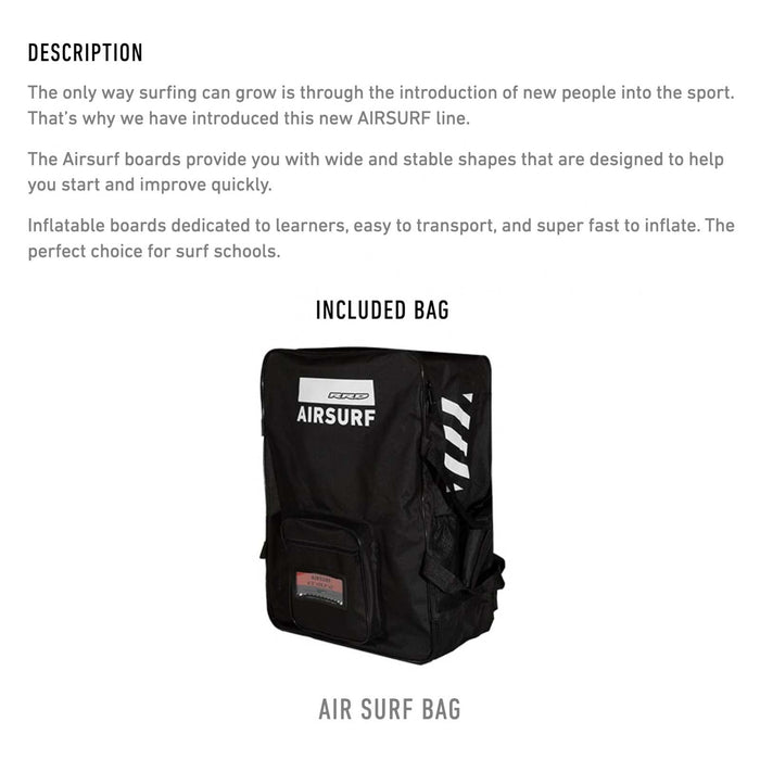 Aufblasbares Surfbrett Airsurf 6'2''x20 1-2''x2'' 42l RRD 25AS62