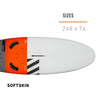 Windsurf Board Evolution Softskin 155l 248x76cm RRD 25ELS