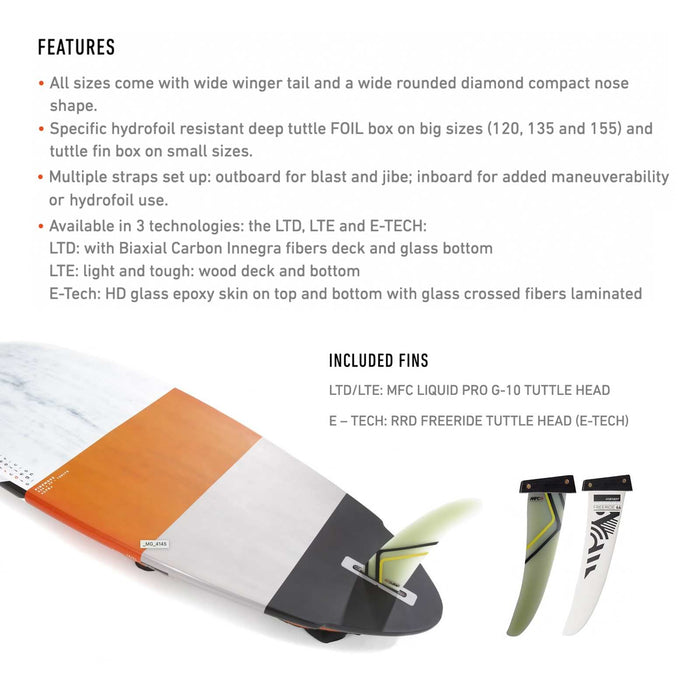 Windsurf Board Firemove Y25 120 Lte RRD 25FM120LTE