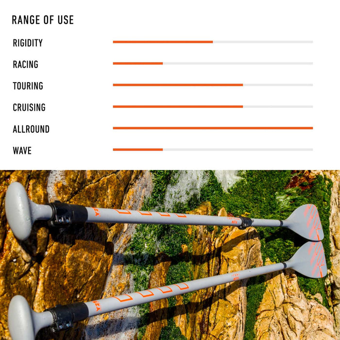 Paddle für SUP Flow Glas 3pcs RRD 25FPA3P