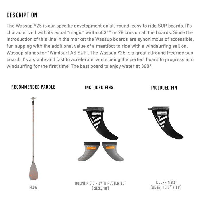 Komposit SUP Board Wassup Softskin 10''x31''x4 1-2'' 170l RRD 25WS10S