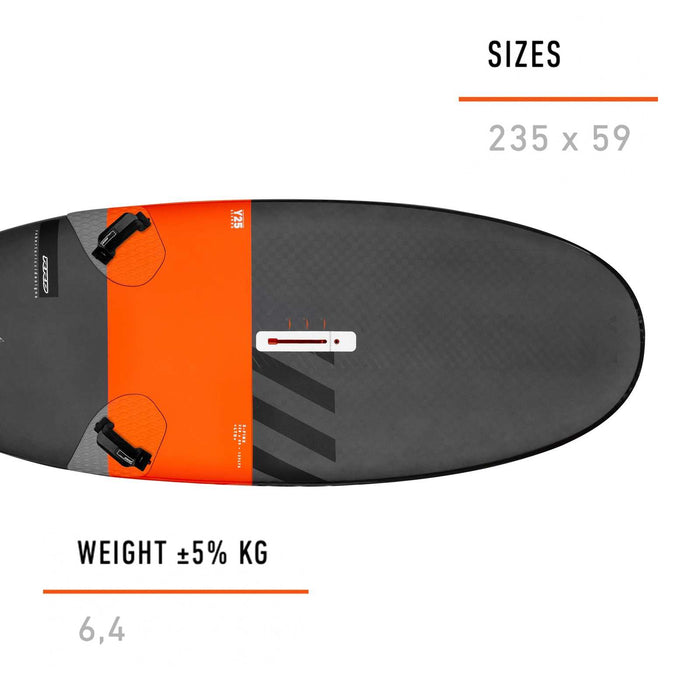 Windsurfbrett X-Fire Ltd 235x62cm 98l RRD 25XF98LTD