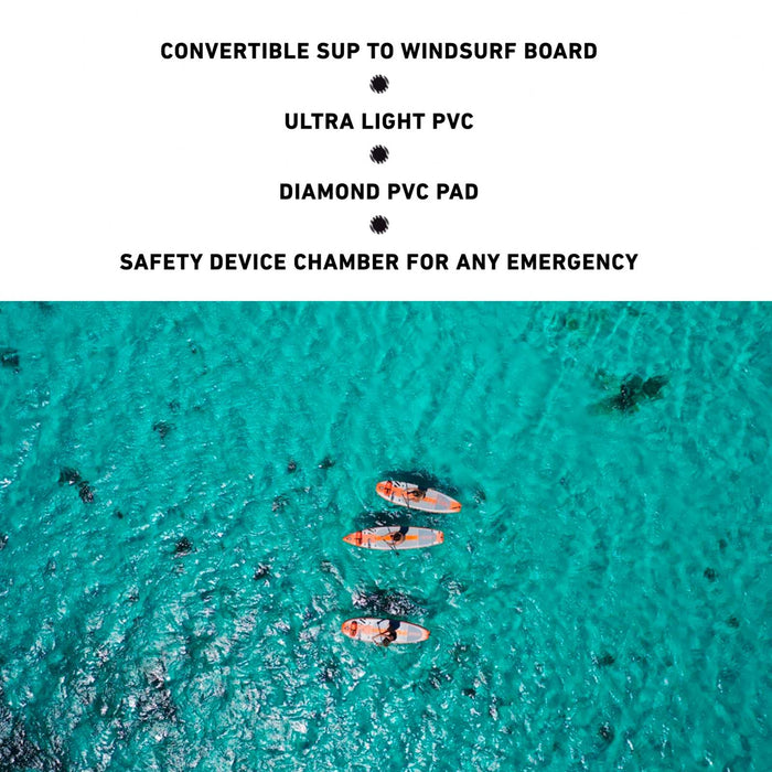Aufblasbares SUP Board Air Evo Tourer Conv Y26 12'x34"x6'' RRD 26AET1234C