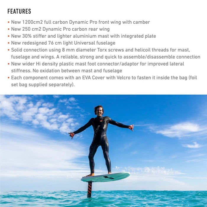 Hydrofoil Set Dynamic Pro Swk Alu Y26 1200 RRD 26DPASWKF1200S