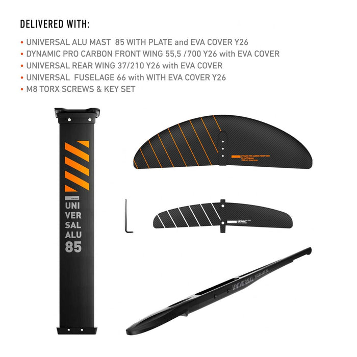 Hydrofoil Set Dynamic Pro Swk Alu Y26 700 RRD 26DPASWKF700S