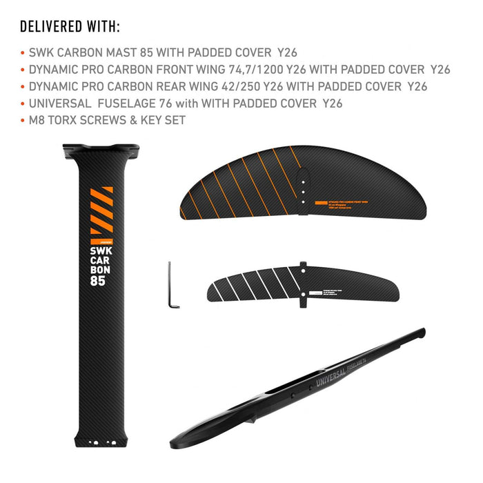 Hydrofoil Set Dynamic Pro Swk Carbon Y26 1200 RRD 26DPCSWKF1200S