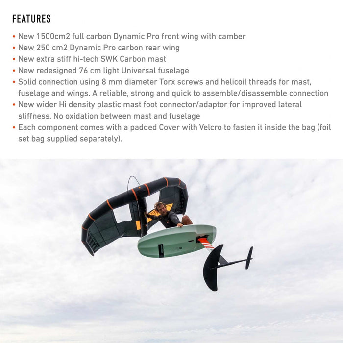 Hydrofoil Set Dynamic Pro Swk Carbon Y26 1500 RRD 26DPCSWKF1500S