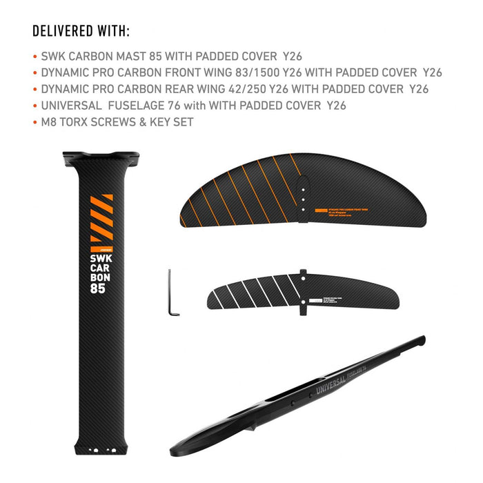Hydrofoil Set Dynamic Pro Swk Carbon Y26 1500 RRD 26DPCSWKF1500S