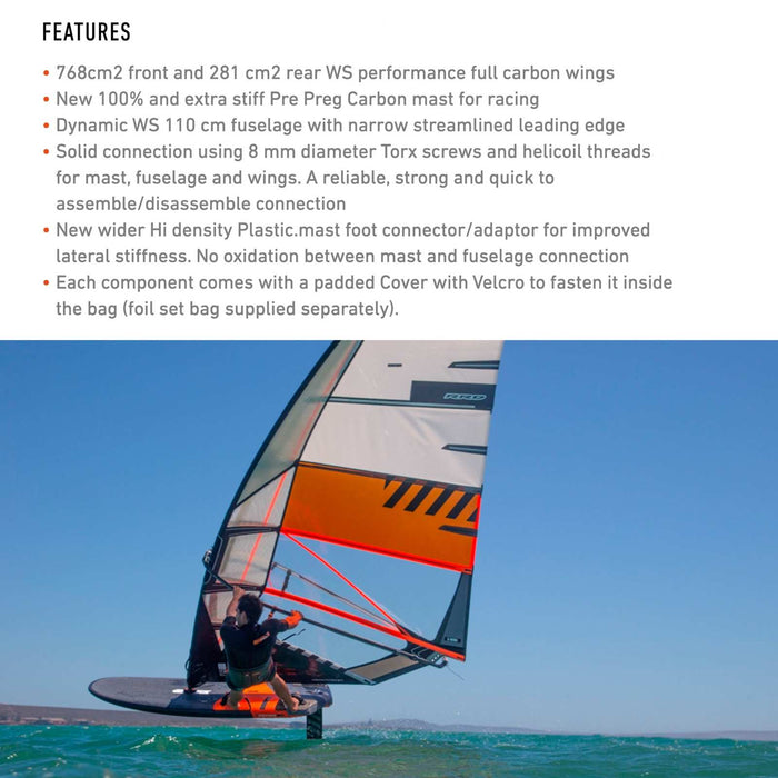 Hydrofoil Set Dynamic Ws Pro Carbon Größe 768 RRD 26DPWF768S