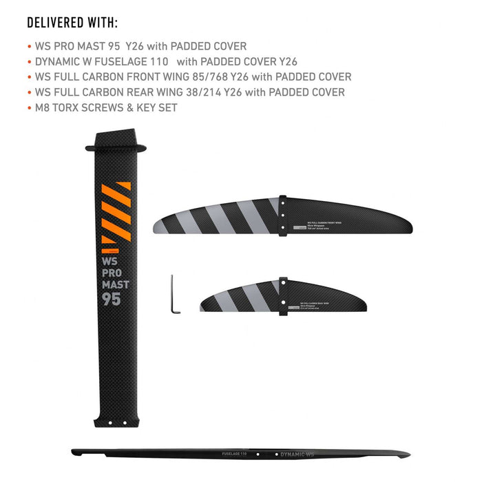 Hydrofoil Set Dynamic Ws Pro Carbon Größe 768 RRD 26DPWF768S