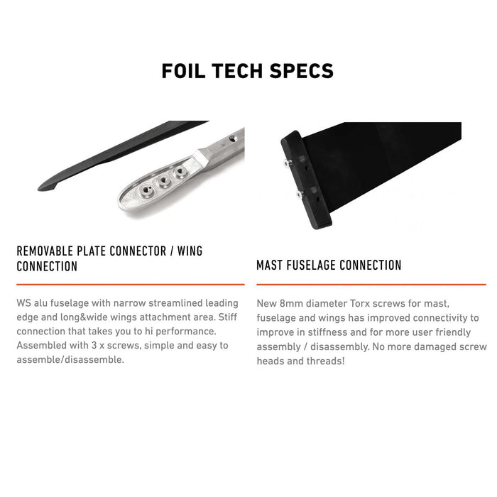 Hydrofoil Set Dynamic Ws Pro Carbon Größe 768 RRD 26DPWF768S