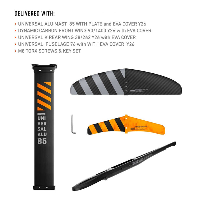 Hydrofoil Set Dynamic Sw Alu Y26 1400-85 RRD 26DSWA1400FS