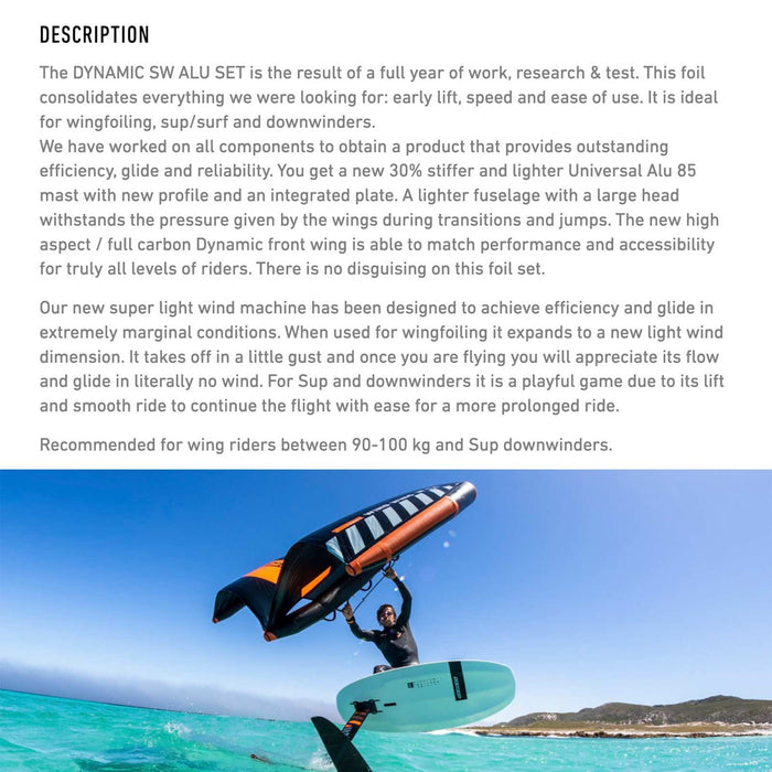 Hydrofoil Set Dynamic Sw Alu Y26 2000-85 RRD 26DSWA2000FS
