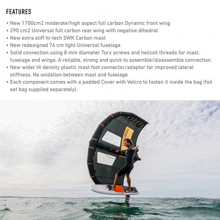 Hydrofoil Set Dynamic Sw Carbon Y26 1700-85 RRD 26DSWC1700FS