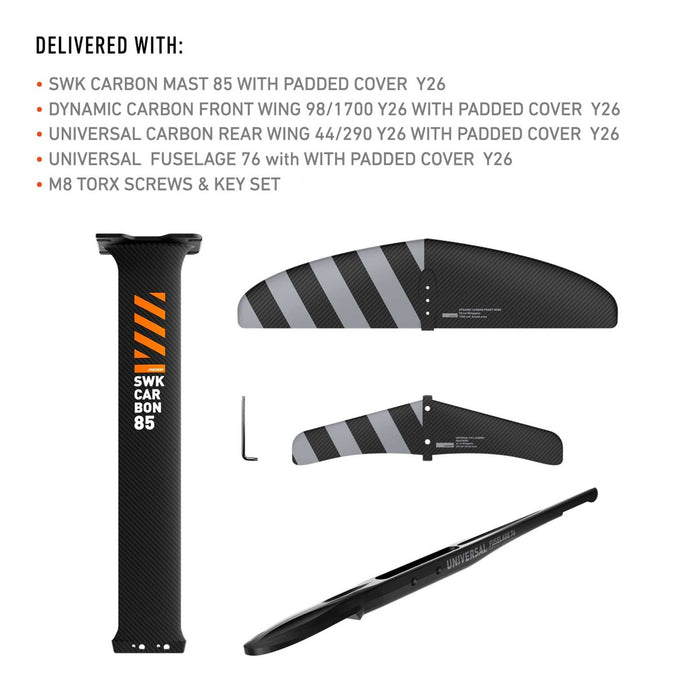 Hydrofoil Set Dynamic Sw Carbon Y26 1700-85 RRD 26DSWC1700FS