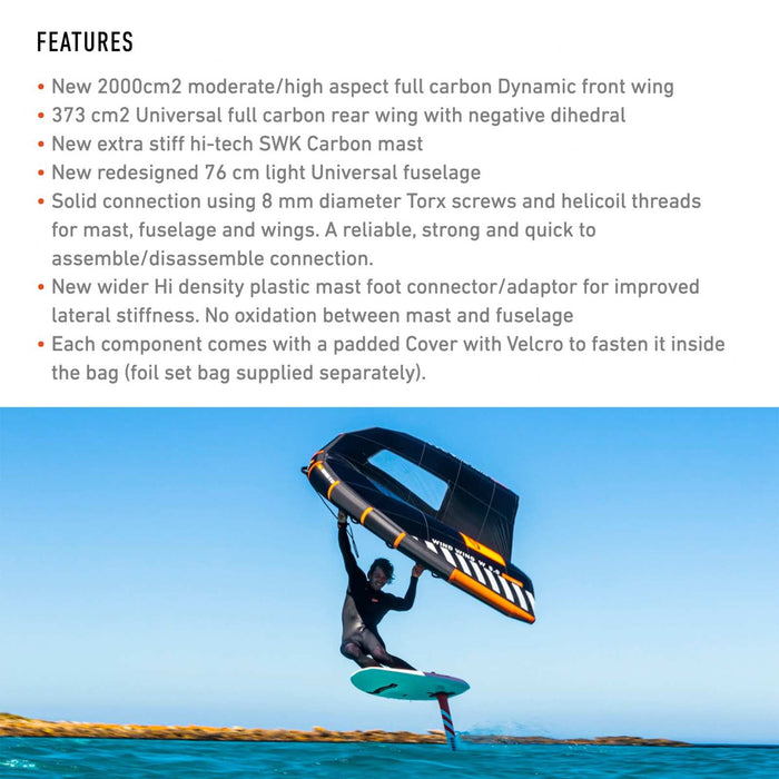 Hydrofoil Set Dynamic Sw Carbon Y26 2000-85 RRD 26DSWC2000FS