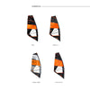 Windsurfboard Freestyle Wave Black Ribbon 230x66cm 114l RRD 26FW114BR