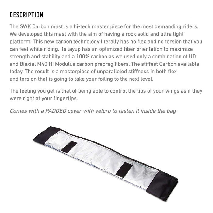 Hydrofoil Mast SWK Carbon 85cm RRD 26SWKCM